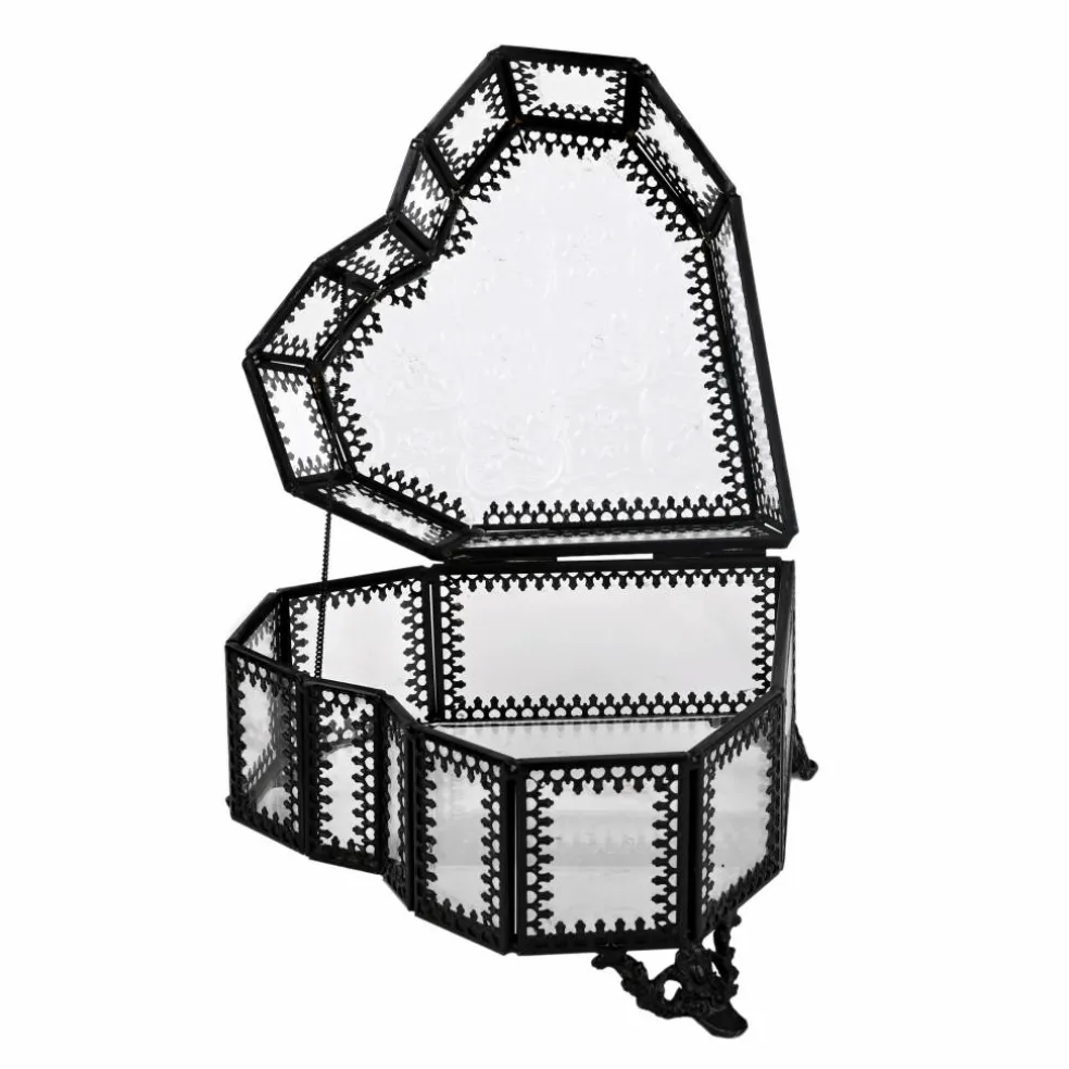 6.5" Glass Heart Terrarium by Ashland®