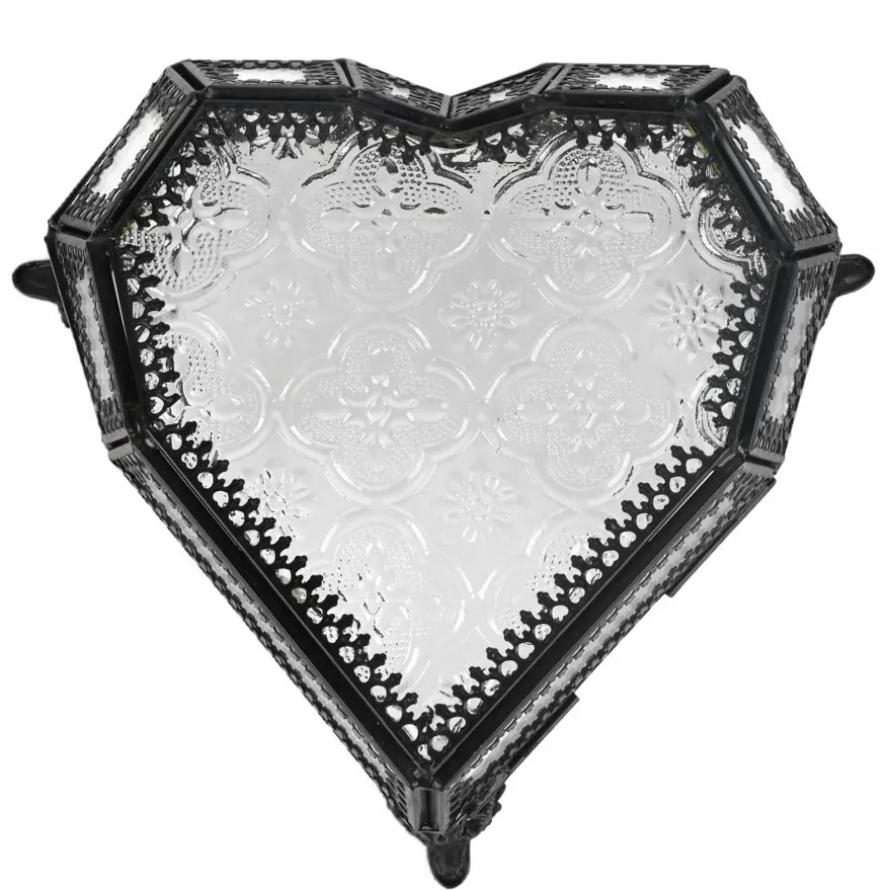 6.5" Glass Heart Terrarium by Ashland®