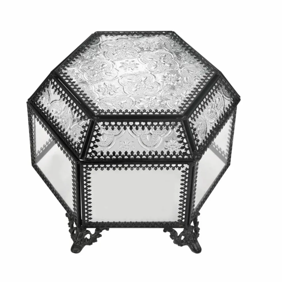 6.5" Glass Hexagon Terrarium by Ashland®