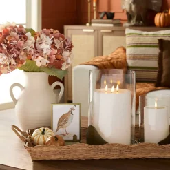 Glass Pillar Candle Holder by Ashland®