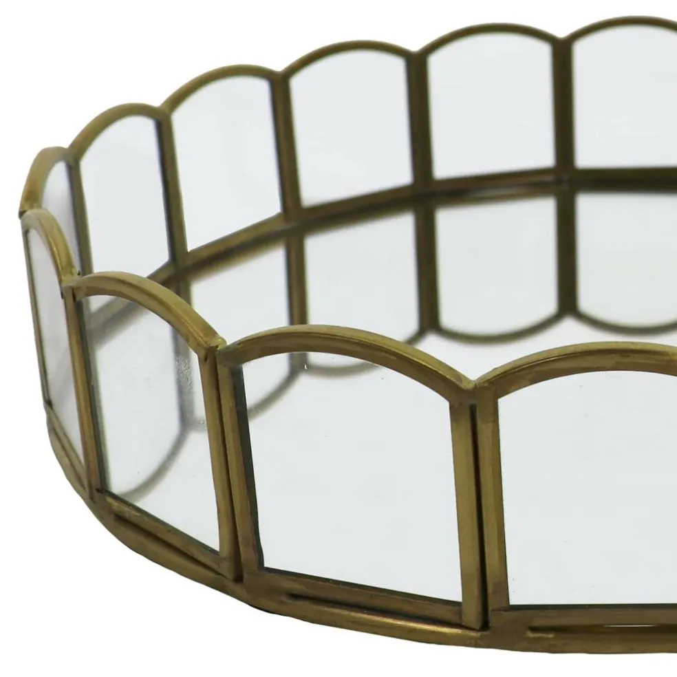 10.5" Glass Round Tray by Ashland®