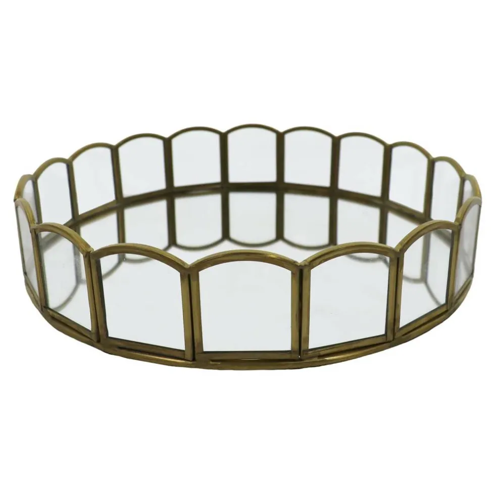 10.5" Glass Round Tray by Ashland®