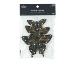 Glitter & Gold Butterfly Accents, 3ct. by Ashland®