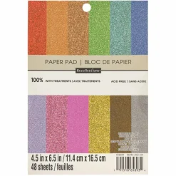 Glitter Paper Pad by Recollections®, 4.5