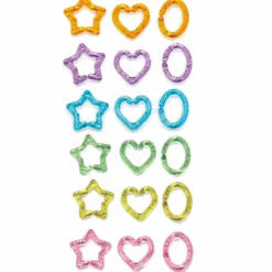 Glitter Pastel Mixed Shape Chain Links by Creatology™