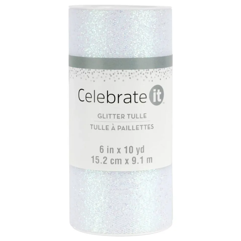 6" Glitter Tulle by Celebrate It® Occasions™