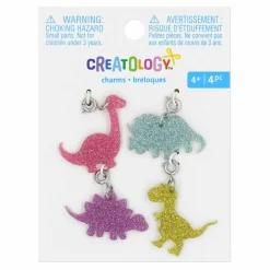 Glittery Dinosaur Charms by Creatology™
