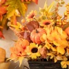 Glitzhome® 14" Fall Floral Cart Centerpiece