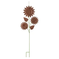 Glitzhome® 48.25" Fall Metal Sunflowers Yard Stake