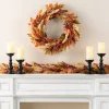 Glitzhome® 72" Fall Multi-Colored Sorghum Garland