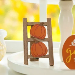 Glitzhome® Fall Wood Word Signs Table Décor Set