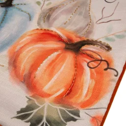 Glitzhome® Faux Burlap Pumpkin Pillow Cover