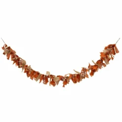 Glitzhome® 6ft. Fall Plaid Fabric Garland