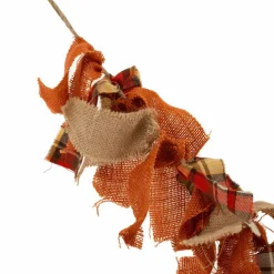 Glitzhome® 6ft. Fall Plaid Fabric Garland