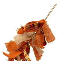 Glitzhome® 6ft. Fall Plaid Fabric Garland