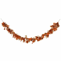 Glitzhome® 6ft. Fall Plaid Fabric Garland