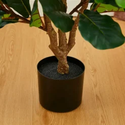 Glitzhome® 3.5ft. Faux Fiddle Leaf Fig Tree in Pot