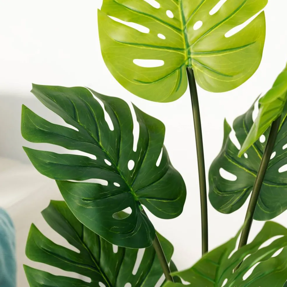 Glitzhome® 3.5ft. Faux Monstera in Pot