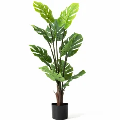 Glitzhome® 3.5ft. Faux Monstera in Pot