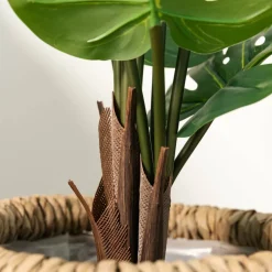 Glitzhome® 3.5ft. Faux Monstera in Pot