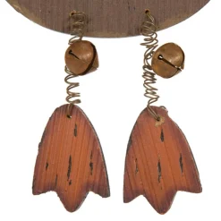 Glitzhome® 'Give Thanks' Turkey Hanging Wall Décor