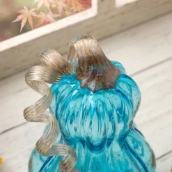 Glitzhome® Glass Gourd, Blue