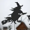 Glitzhome® 36" Halloween Metal Silhouette Yard Stake Or Hanging Décor Set