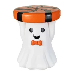 Glitzhome® 14.75" Halloween MGO Ghost Stool