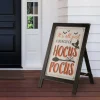Glitzhome® Halloween Wooden Standing Easel Sign Décor