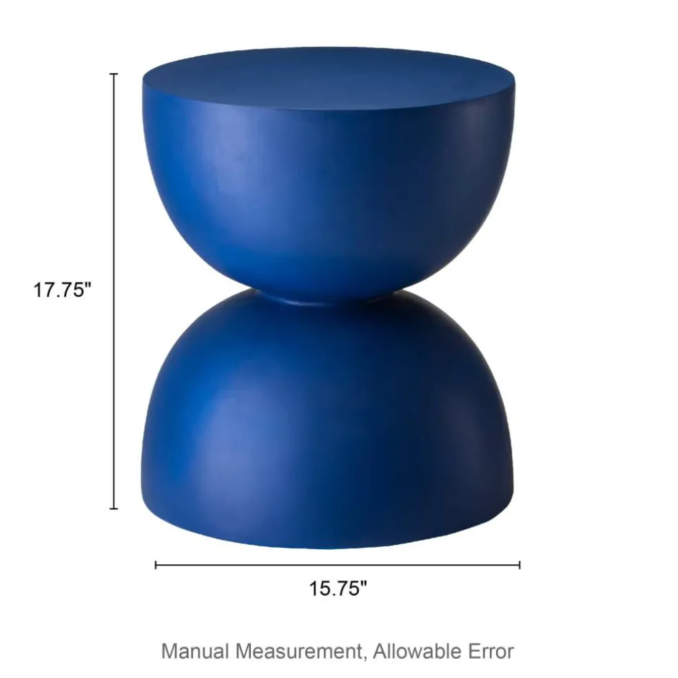 Glitzhome® 18" Multi-Functional Terrazzo Garden Stool