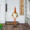 Glitzhome® Telescoped Fabric Fall Gnome Standing Décor