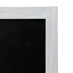 Glitzhome® 30" White Wood Chalkboard