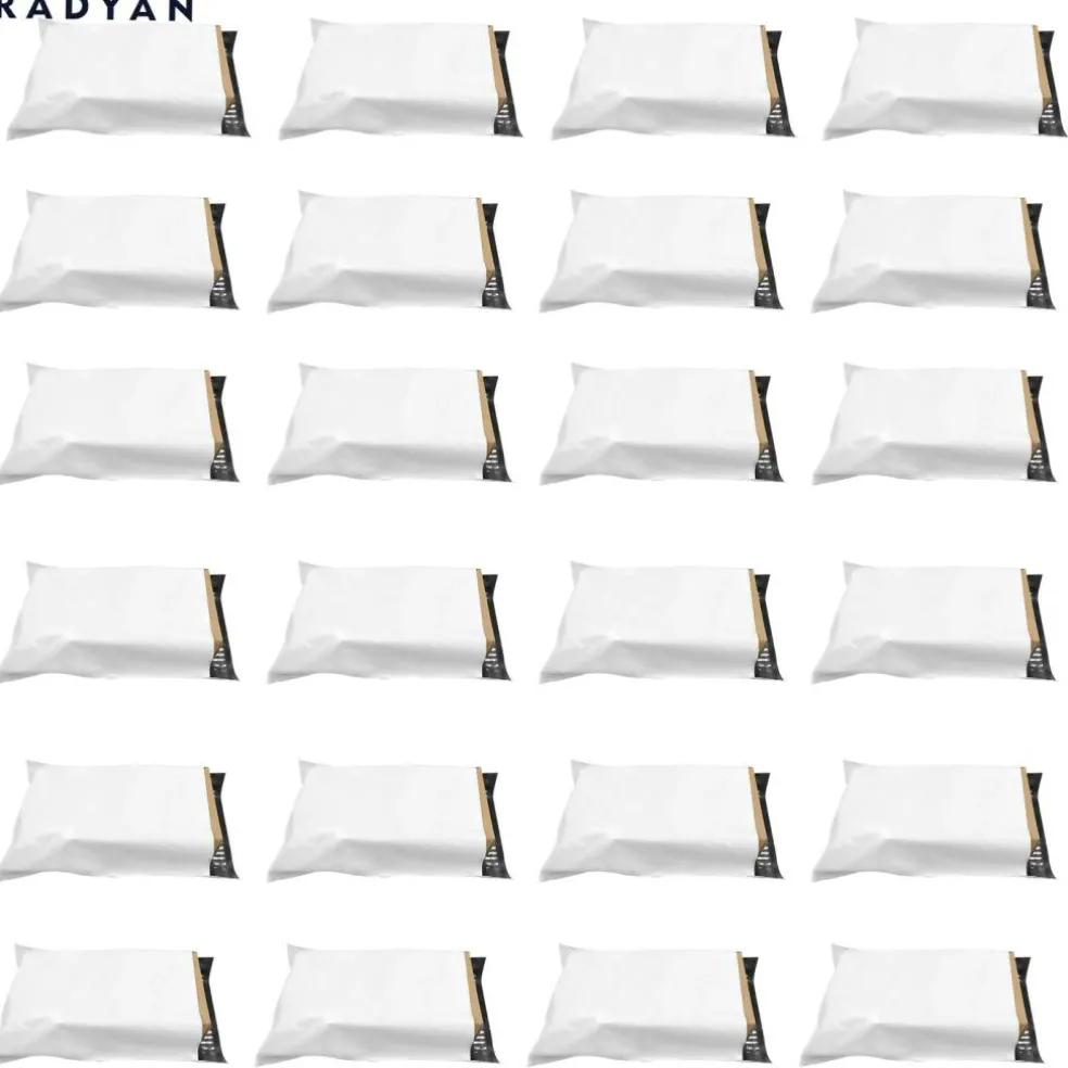 Glossy White Poly Bag Mailer Envelopes | RADYAN