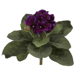 11" Gloxinia Artificial Plant (Set of 4)