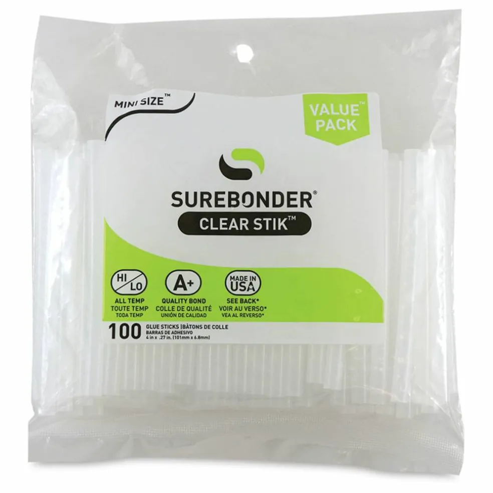 Glue Sticks for Mini-Trigger Guns - 5/16" x 4", Pkg of 100