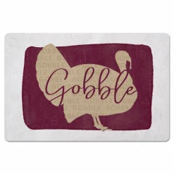 Gobble Pattern Floor Mat