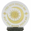 7.25" Gold & Black Sun & Moon Mirrored Tabletop Décor by Ashland®