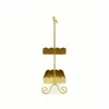 11" Gold Bow-Topped 2-Tier Decorative Metal Tray by Ashland®