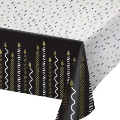 Golden Wishes Tablecover, Paper 54"x96" (1/Pkg)