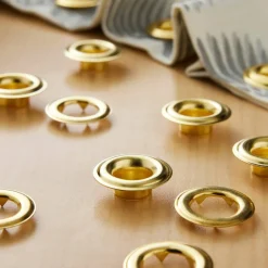 7/16" Gold Eyelets by Loops & Threads™