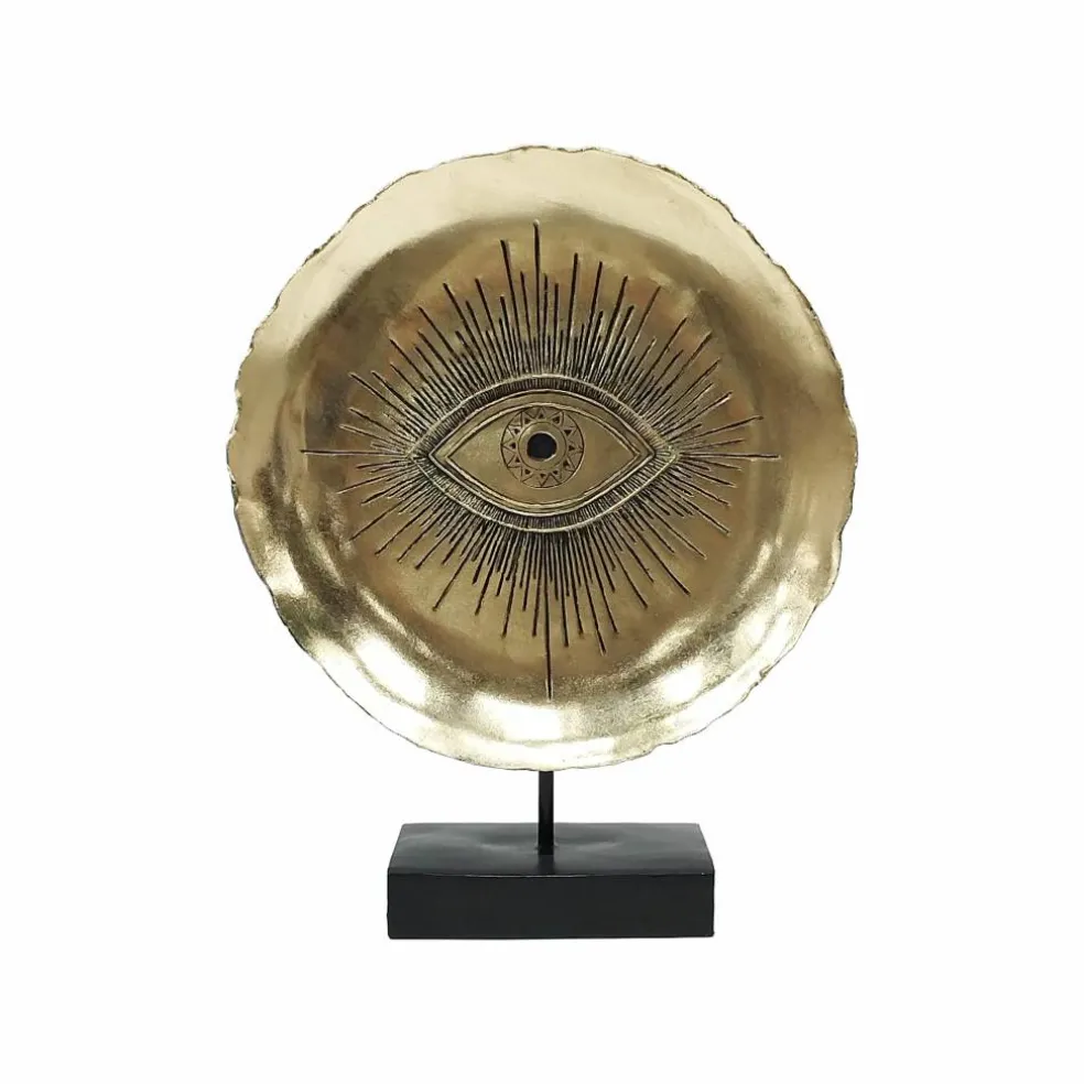 16" Gold Eye Plate Tabletop Décor by Ashland®
