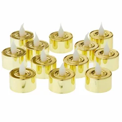 Gold Flameless Tealights By Ashland®