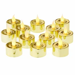 Gold Flameless Tealights By Ashland®