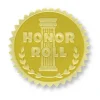 Gold Foil Embossed Seals, Honor Roll