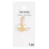 Gold Fortune Cookie Charm by Bead Landing™