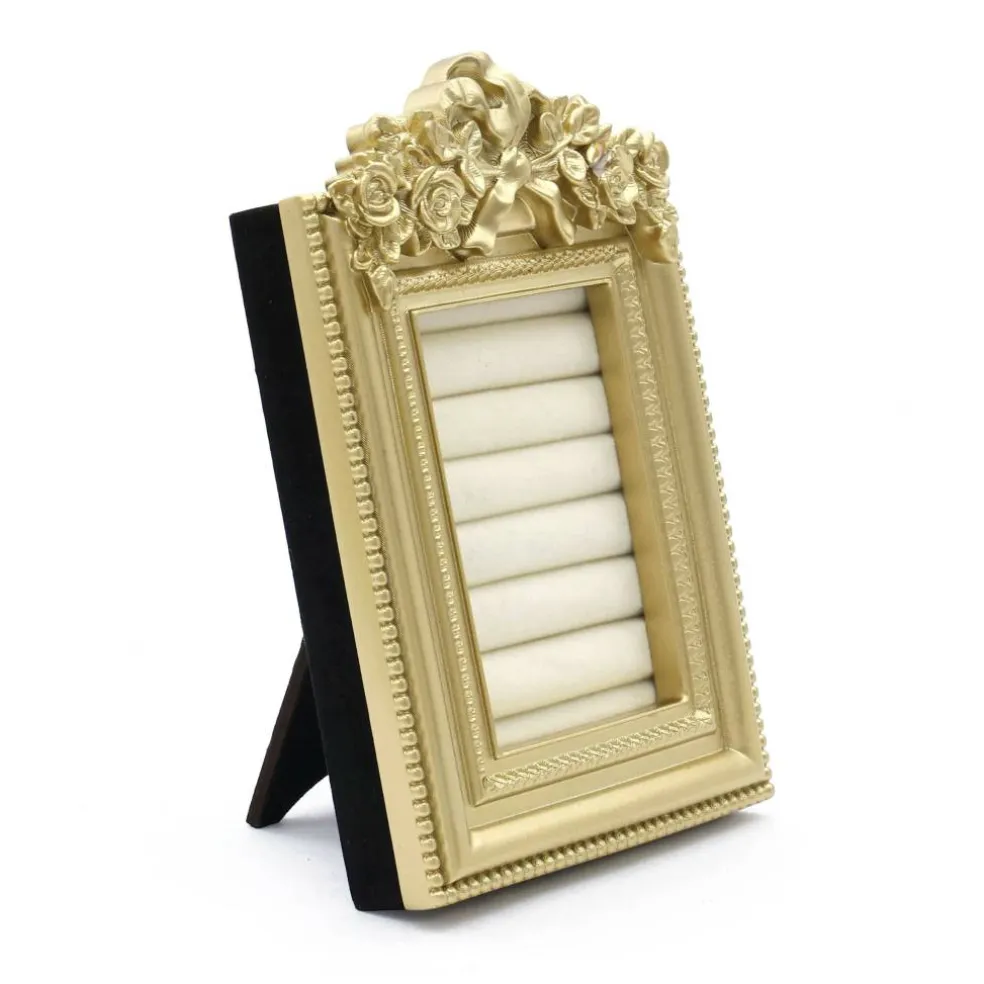 5.5" Gold Frame Ring Display by Bead Landing™