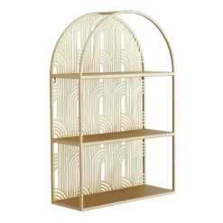 Gold Glam Wall Shelf, 16