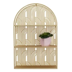 Gold Glam Wall Shelf, 16
