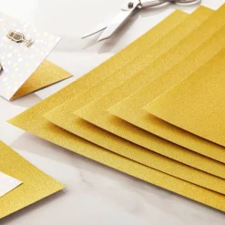 Gold Glitter Shimmer Paper by Recollections®, 12" x 12"