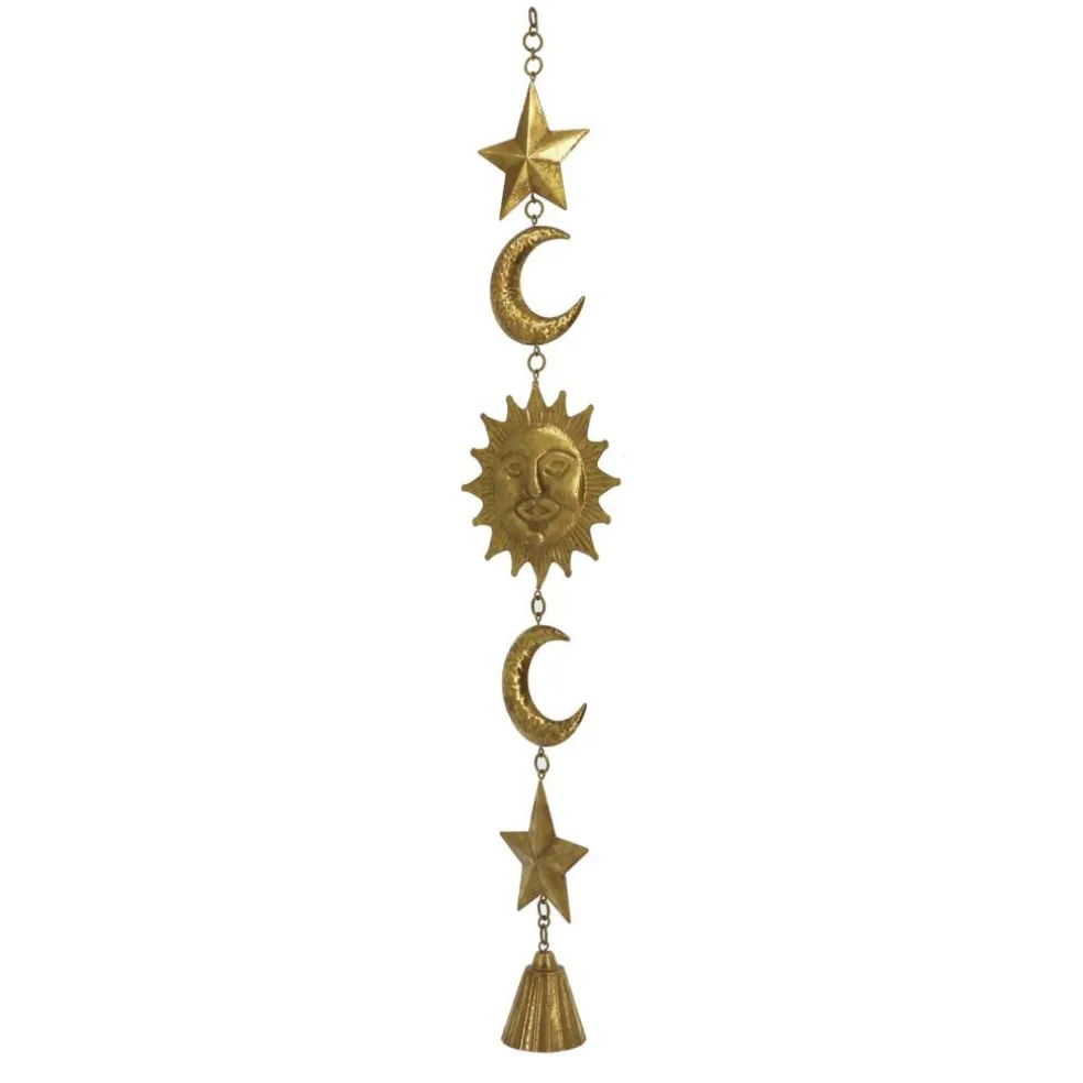 32.5" Gold Hanging Sun Wall Décor by Ashland®